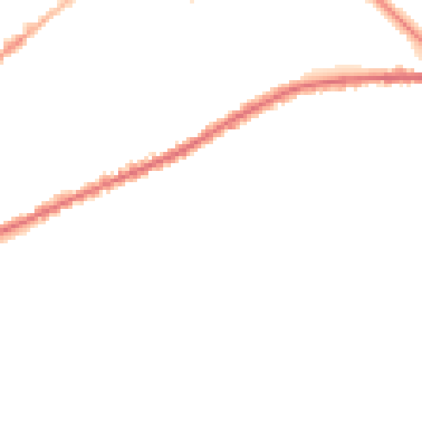 Night-time road noise heatmap for PR1 4YJ