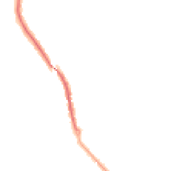 Night-time road noise heatmap for PR1 9RZ