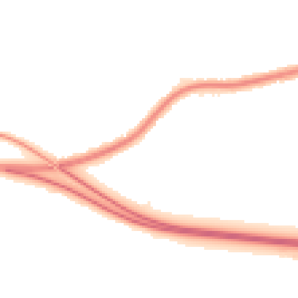 Night-time road noise heatmap for PR2 1QG