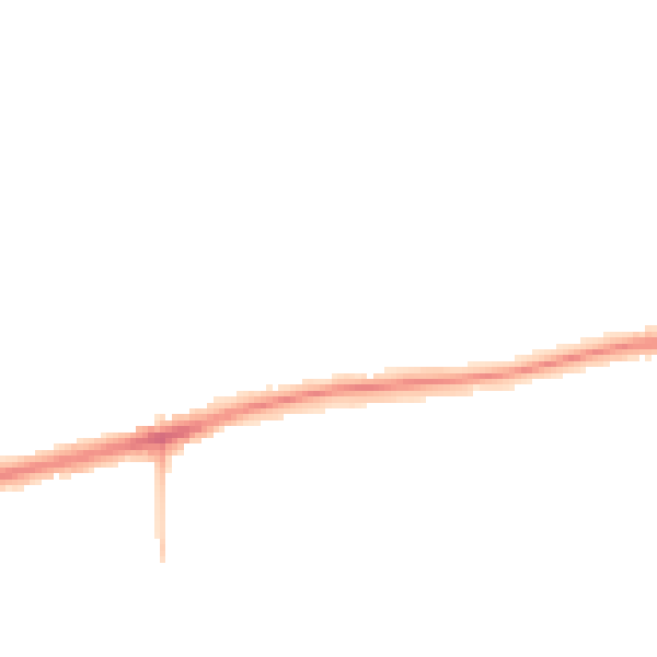 Night-time road noise heatmap for PR2 1UL