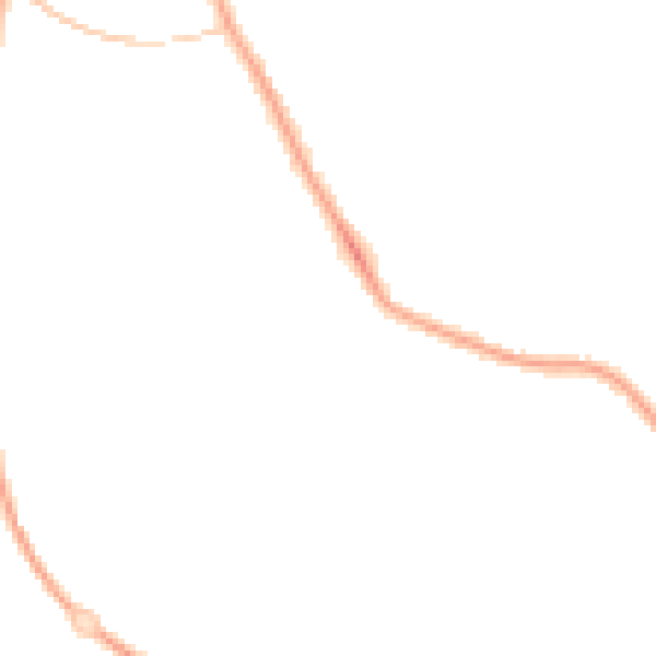 Night-time road noise heatmap for PR2 3XD