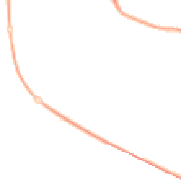 Night-time road noise heatmap for PR2 3YD