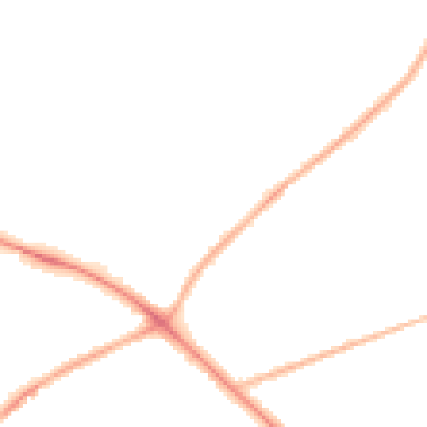 Night-time road noise heatmap for PR2 6DQ