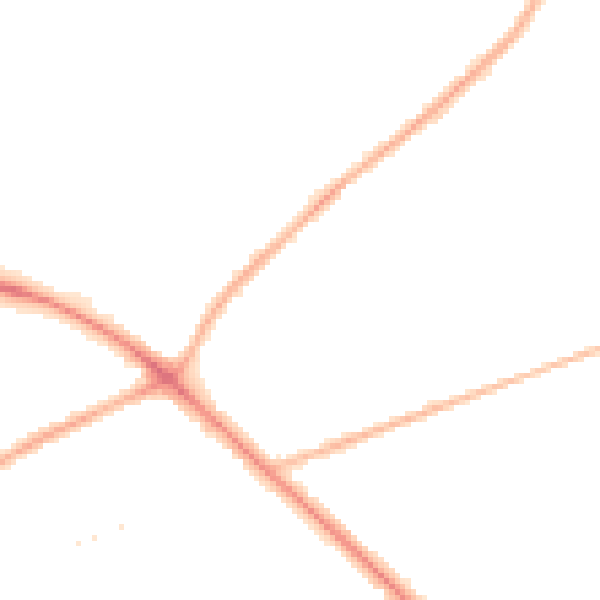 Night-time road noise heatmap for PR2 6DR