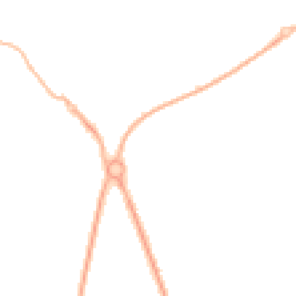 Night-time road noise heatmap for PR2 7BA