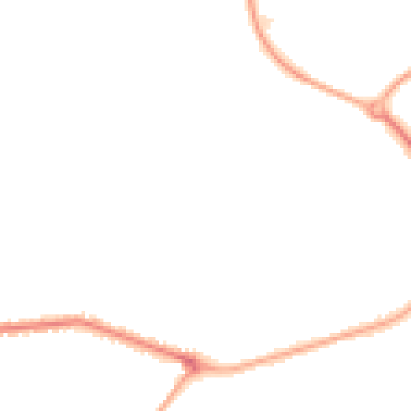 Night-time road noise heatmap for PR2 8DQ