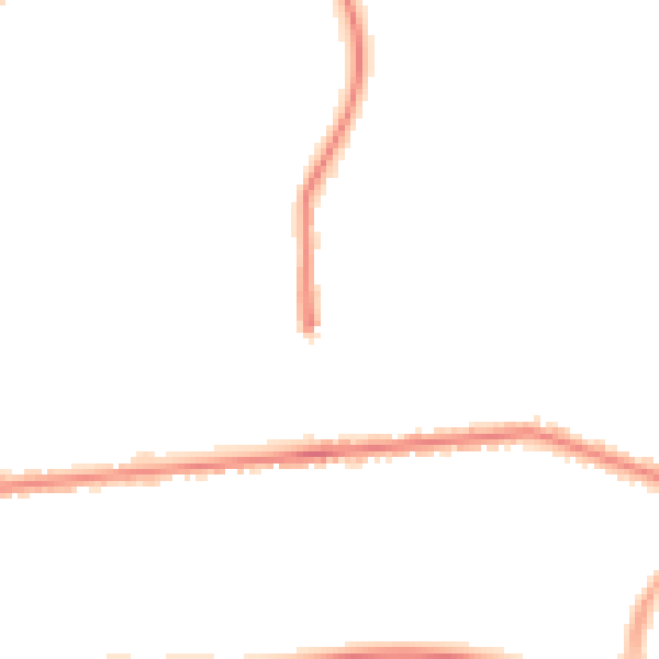 Night-time road noise heatmap for PR2 8EL