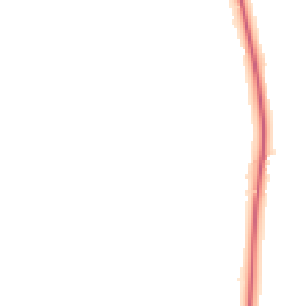 Night-time road noise heatmap for PR3 0AY