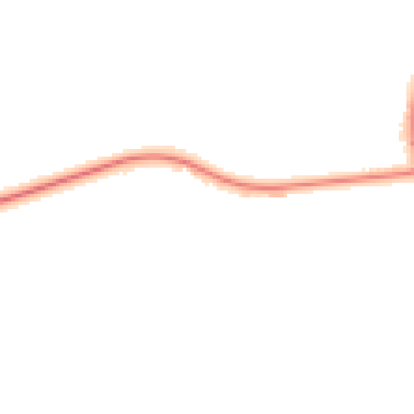 Night-time road noise heatmap for PR3 0HS