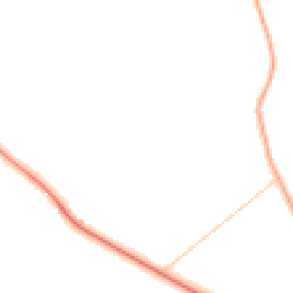 Night-time road noise heatmap for PR3 0ND