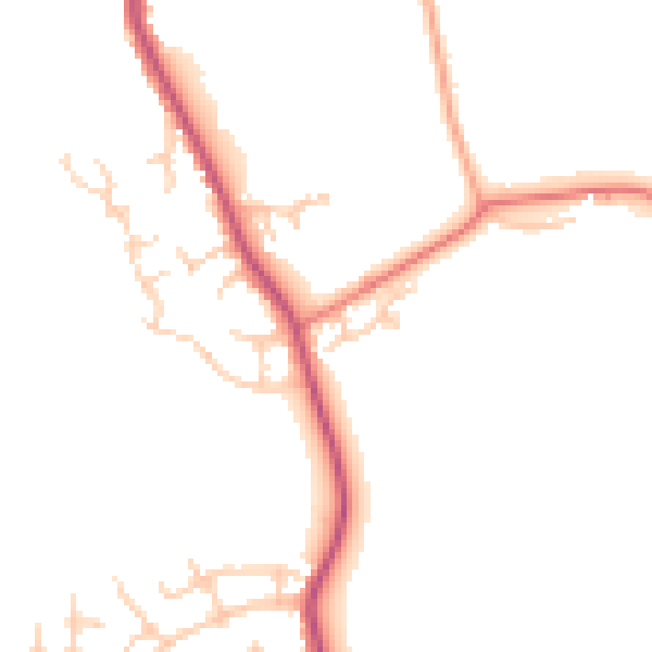 Daytime road noise heatmap for PR3 1GA