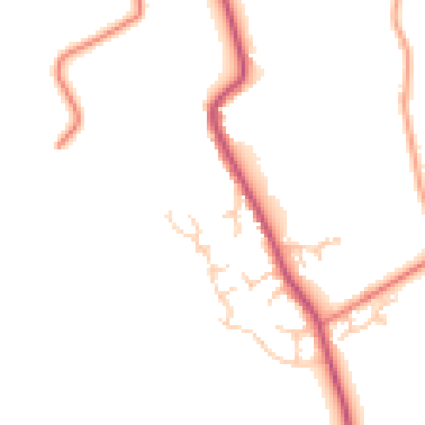 Daytime road noise heatmap for PR3 1GF