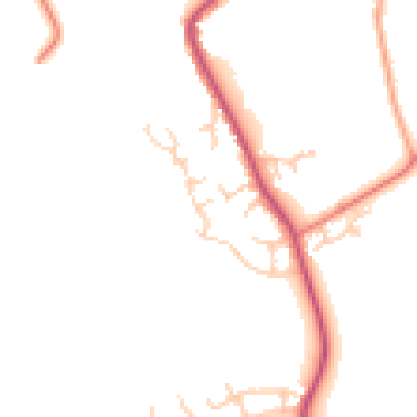 Daytime road noise heatmap for PR3 1GT