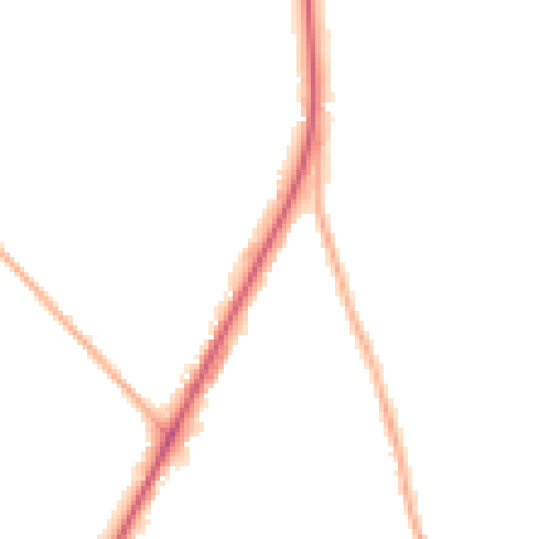 Night-time road noise heatmap for PR3 1RE