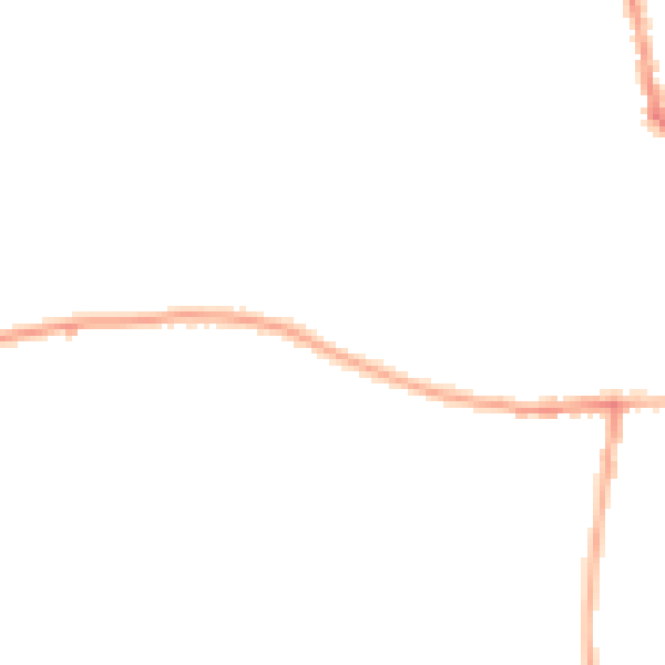 Night-time road noise heatmap for PR3 2AB