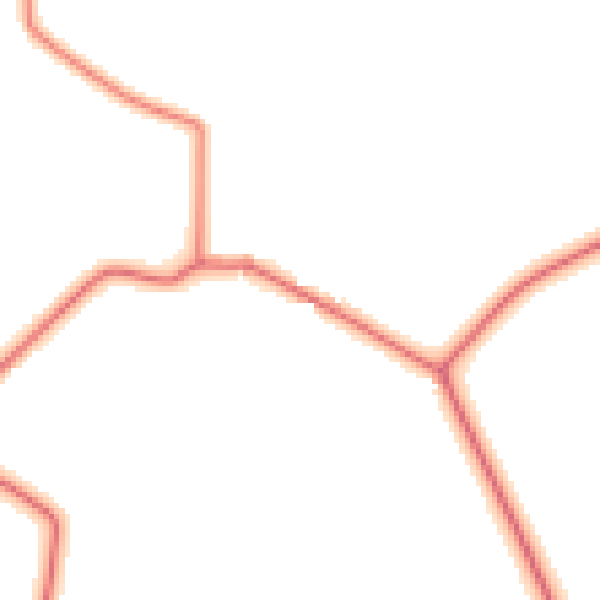 Daytime road noise heatmap for PR3 2NX