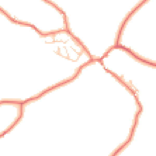 Daytime road noise heatmap for PR3 2QH