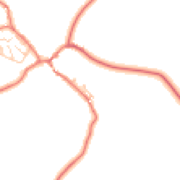 Daytime road noise heatmap for PR3 2QU