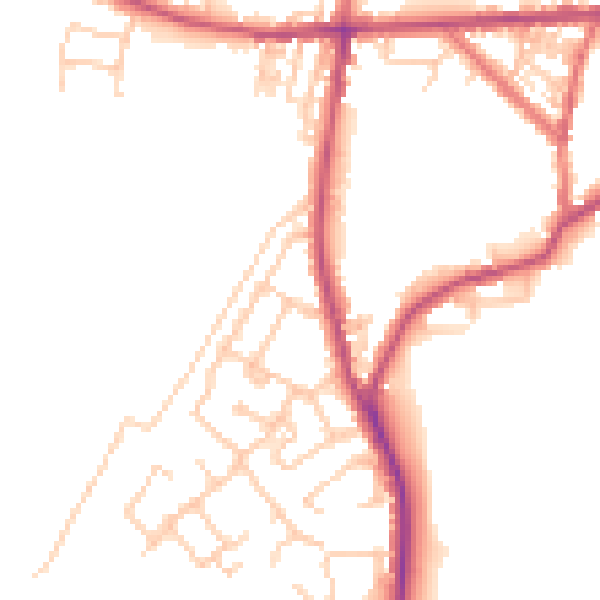Daytime road noise heatmap for PR3 3FR