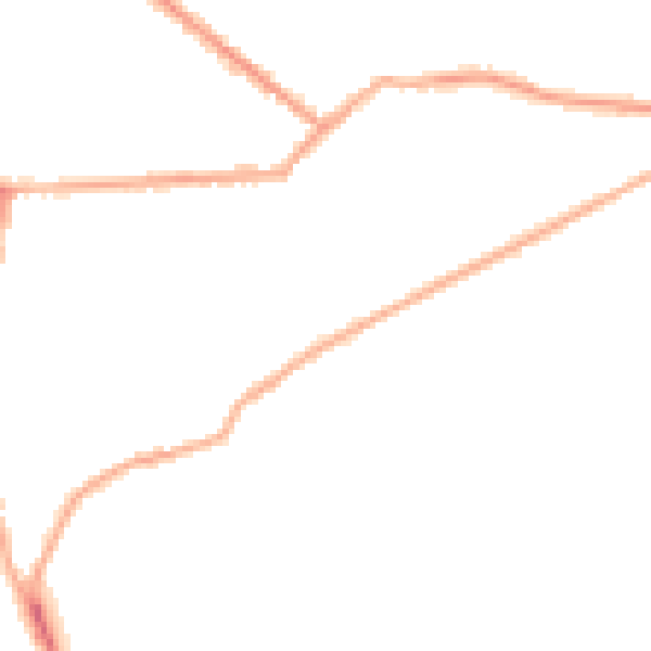Night-time road noise heatmap for PR3 3SL