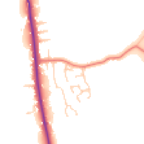 Daytime road noise heatmap for PR3 5BA