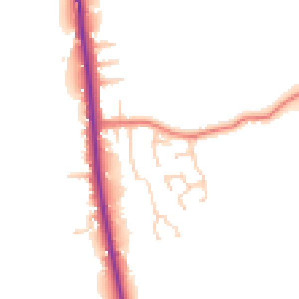 Daytime road noise heatmap for PR3 5BB