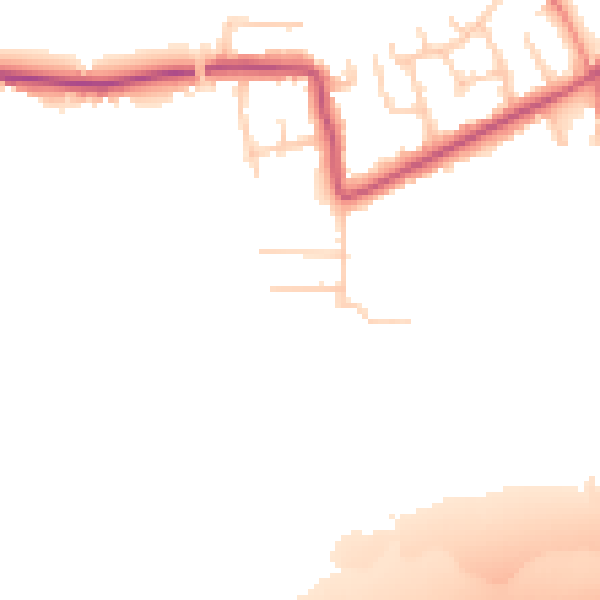 Daytime road noise heatmap for PR3 5LP