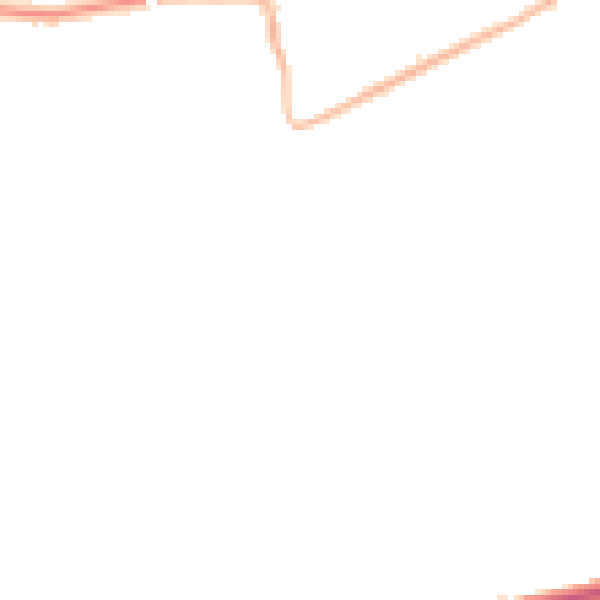 Night-time road noise heatmap for PR3 5NB
