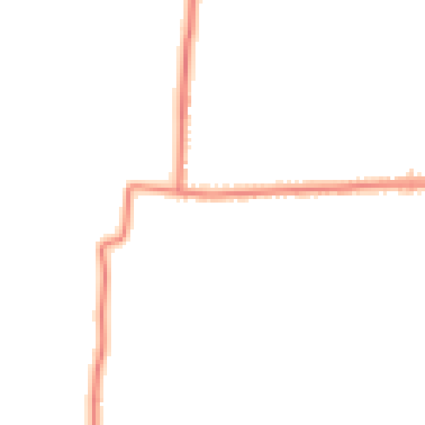Daytime road noise heatmap for PR3 6HY