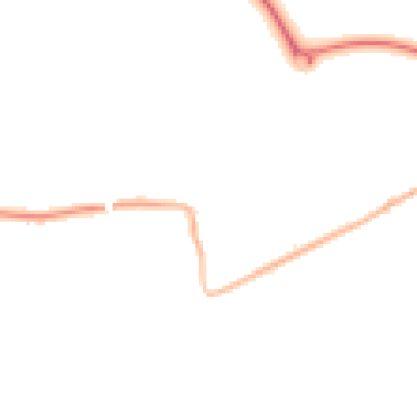 Night-time road noise heatmap for PR4 0AX