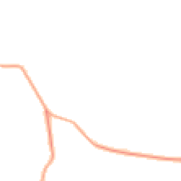 Night-time road noise heatmap for PR4 0BB