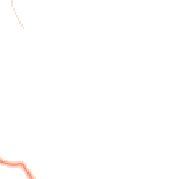 Daytime road noise heatmap for PR4 0BE