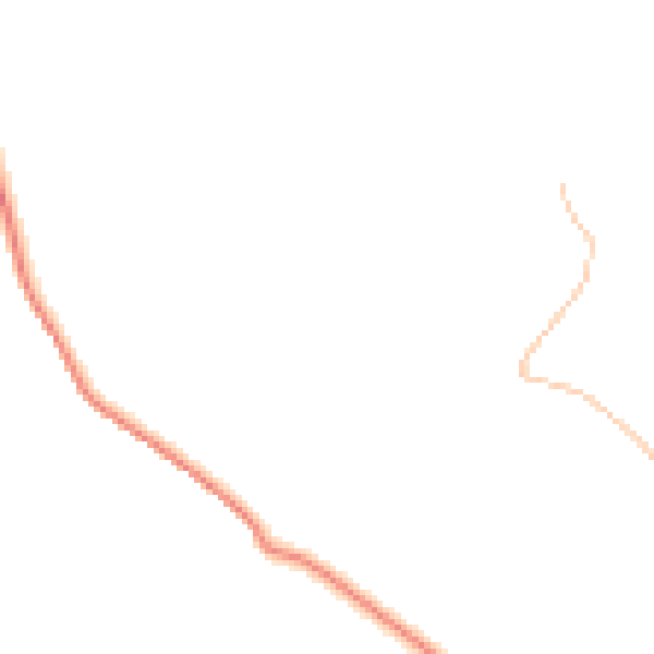 Daytime road noise heatmap for PR4 0BQ