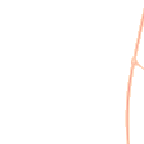 Night-time road noise heatmap for PR4 0DF