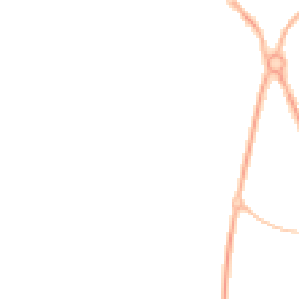 Night-time road noise heatmap for PR4 0DG