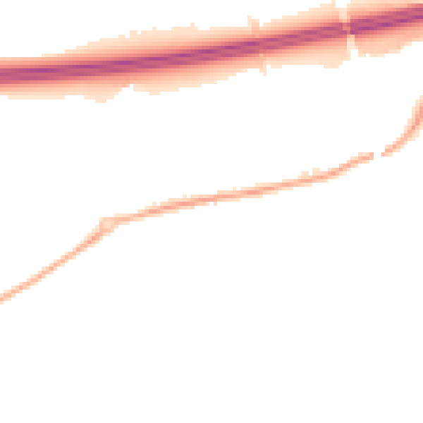 Night-time road noise heatmap for PR4 0DL
