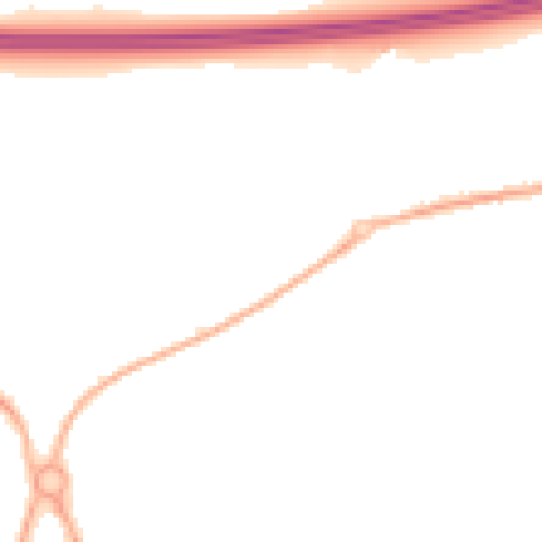 Night-time road noise heatmap for PR4 0FY