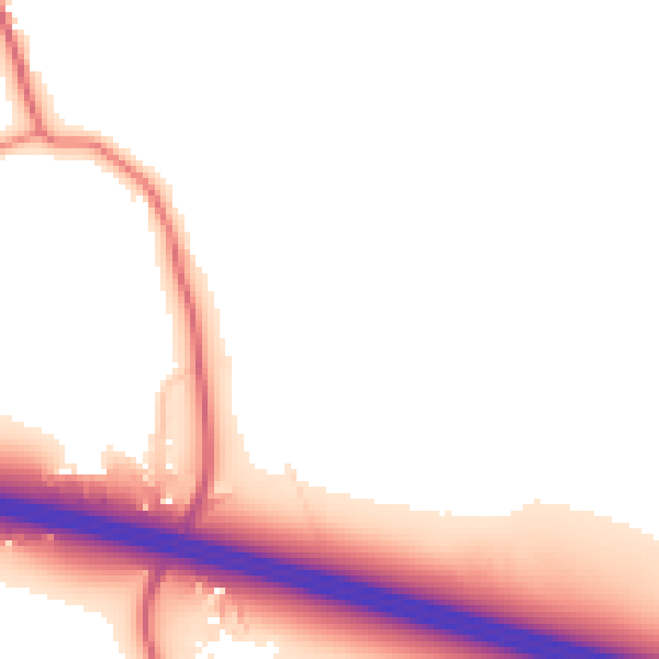 Daytime road noise heatmap for PR4 0HD