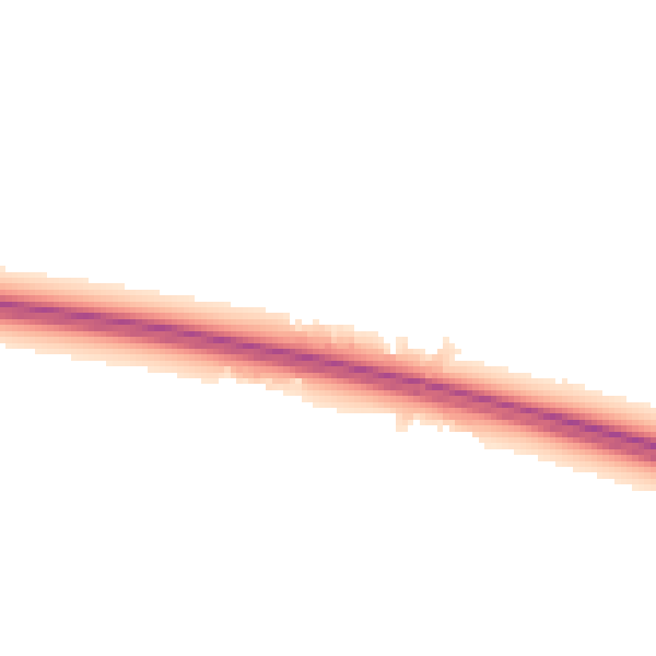 Night-time road noise heatmap for PR4 0HF