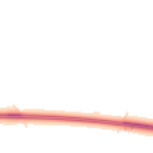 Night-time road noise heatmap for PR4 0JB