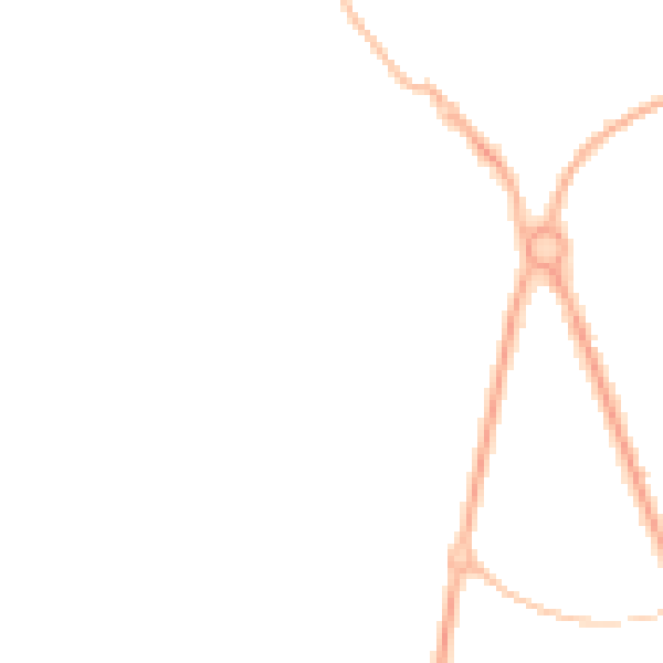 Night-time road noise heatmap for PR4 0JF