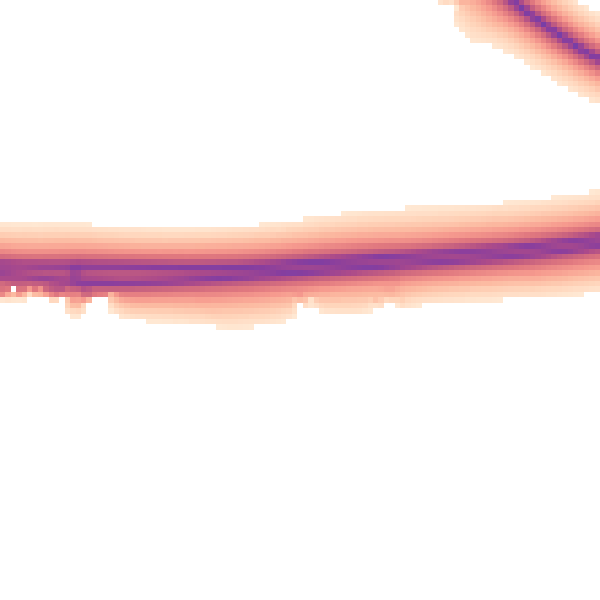 Daytime road noise heatmap for PR4 0XE