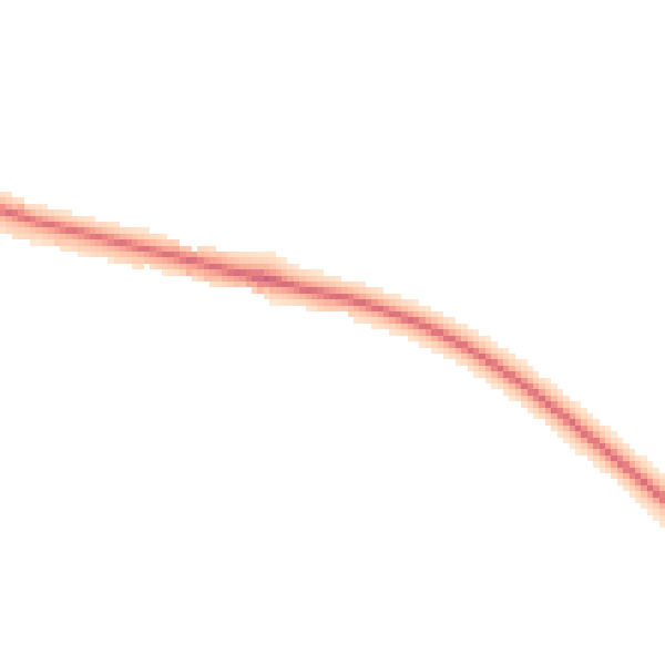 Night-time road noise heatmap for PR4 0XL