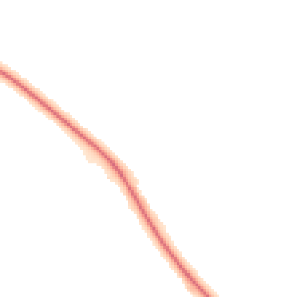 Night-time road noise heatmap for PR4 0ZR