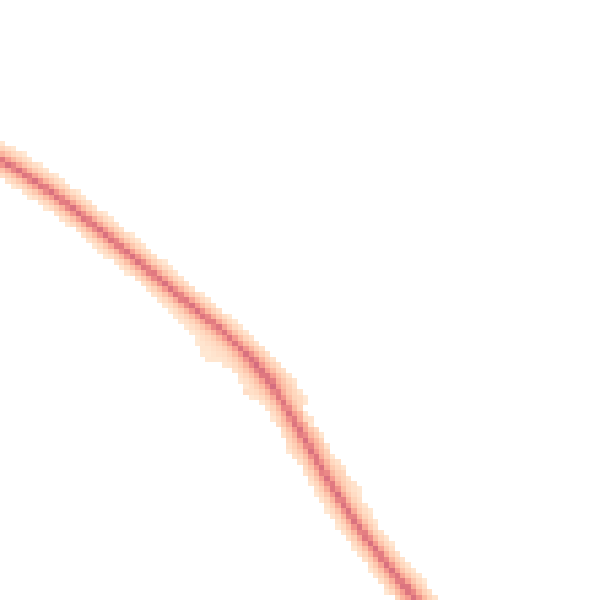 Night-time road noise heatmap for PR4 0ZS
