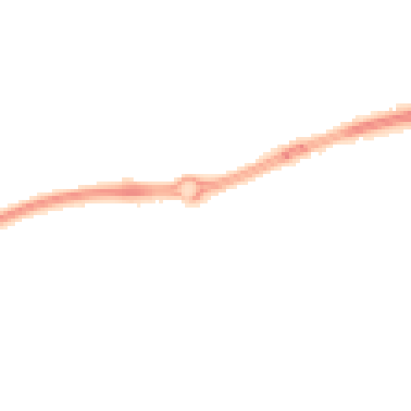 Night-time road noise heatmap for PR4 1HP