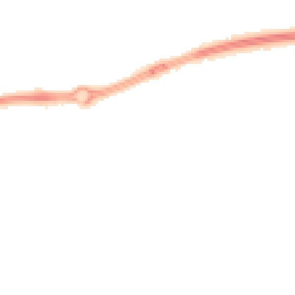 Night-time road noise heatmap for PR4 1PE