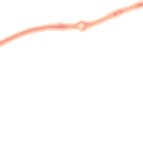 Night-time road noise heatmap for PR4 1RE
