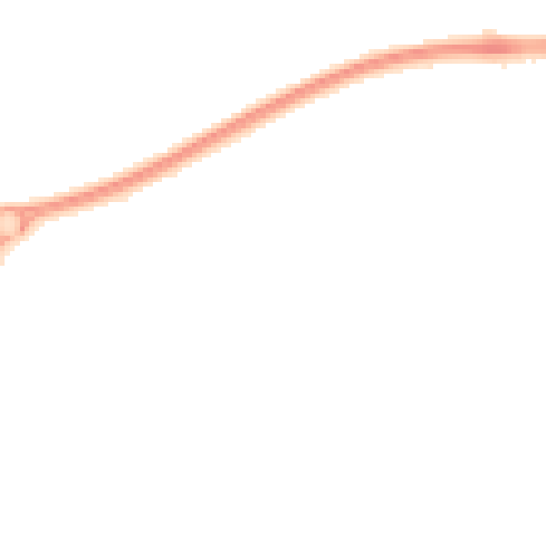 Night-time road noise heatmap for PR4 1RY