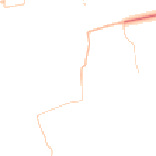 Daytime road noise heatmap for PR4 1SF